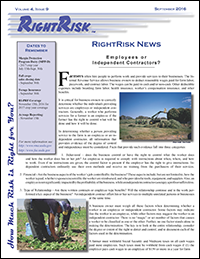 RightRisk News Graphic of RightRisk News