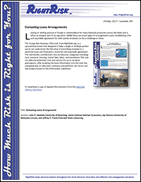 RightRisk Newsrelease Graphic of RightRisk Newsrelease